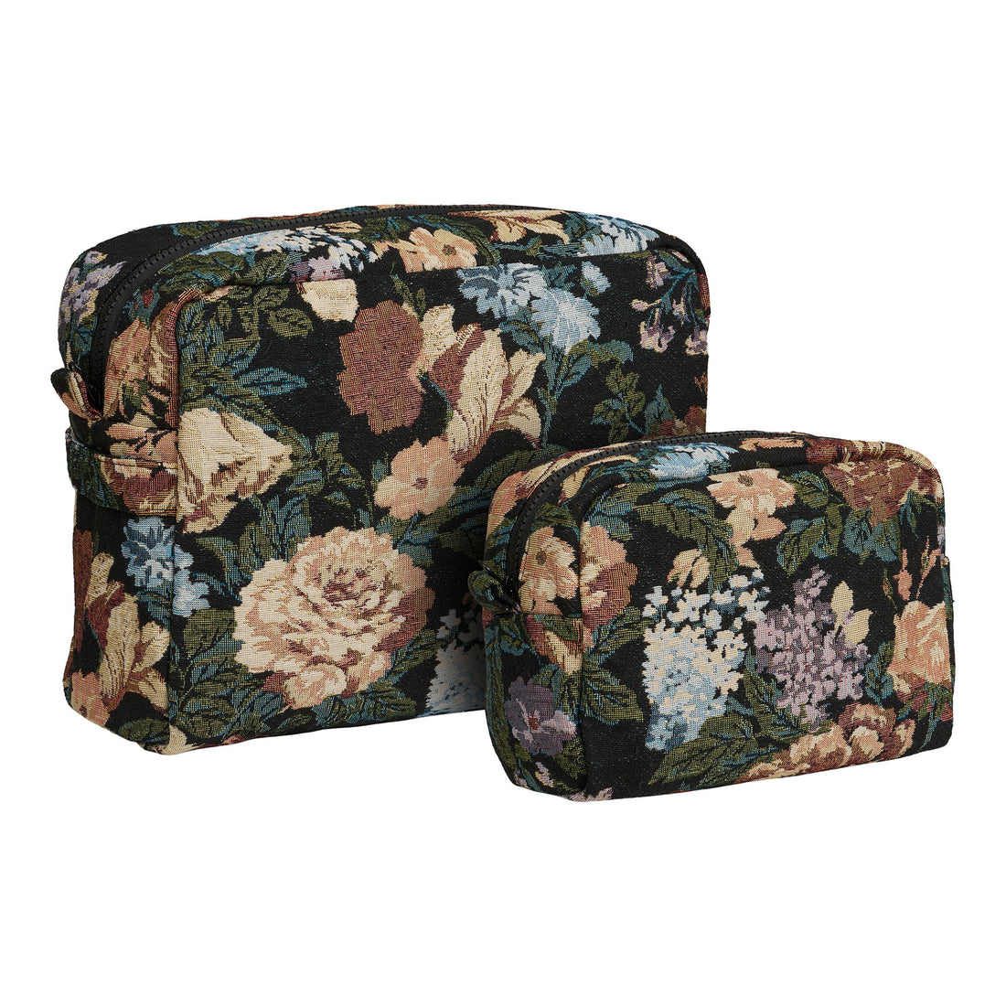 Zoe toilet bag - toilet bag, black mix set of 2