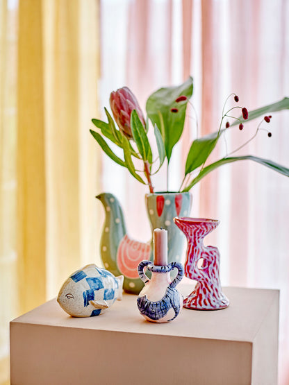 Bloomingville Trudy Vase, Green, Stoneware