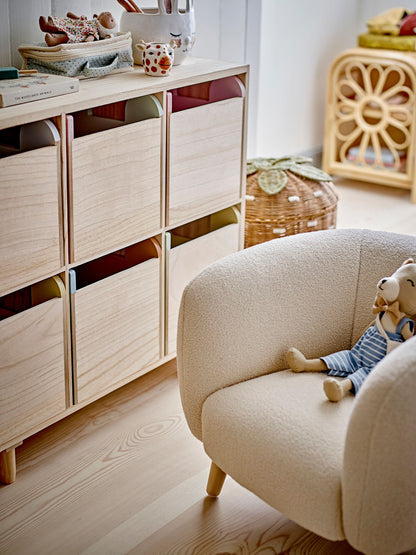 Bloomingville Mini Calle Bookcase w/drawers, nature, emperor