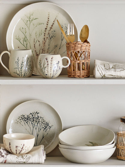 Bloomingville Bea table service set, nature, stoneware