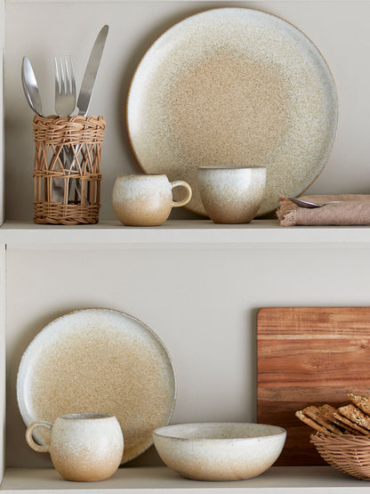Bloomingville Paula breakfast set, nature, stoneware