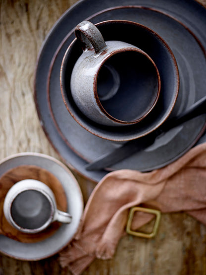 Bloomingville Sandrine breakfast set, gray, stoneware
