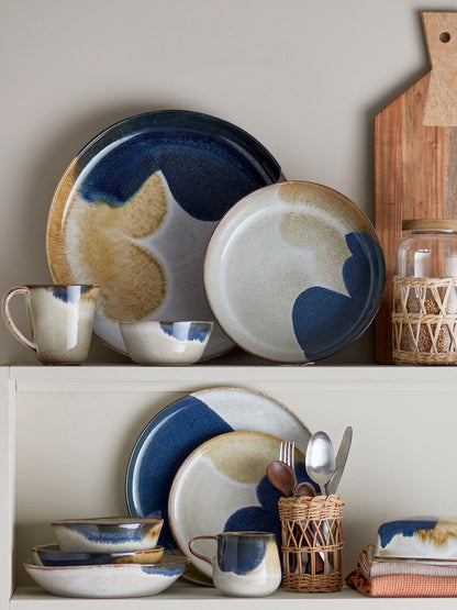 Bloomingville Jules Table Service set, gray, stoneware