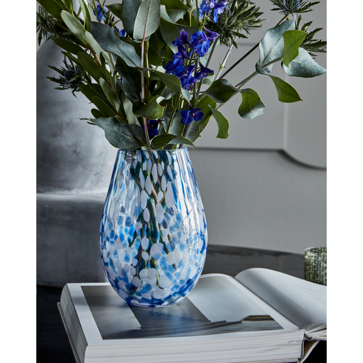 Vase, HDMote, Blue