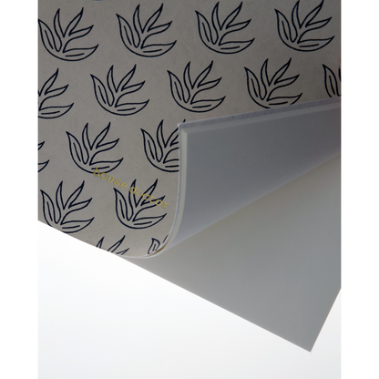 Notebook, hddraw, white; turquoise; green