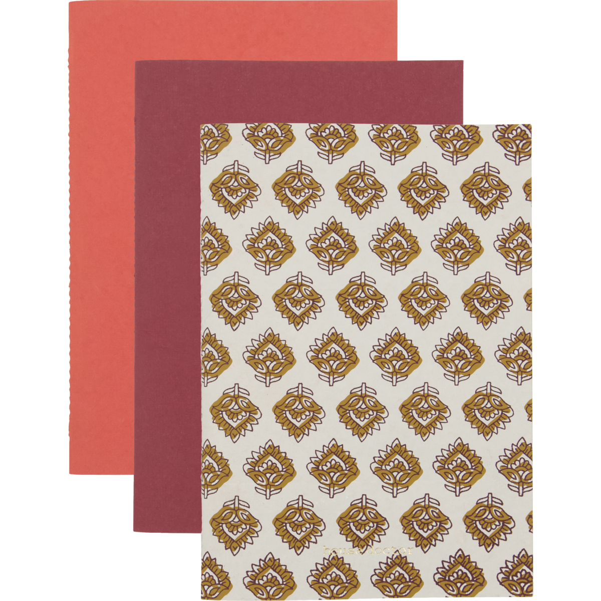 Notebook, hdwrite, beige; burgundy; orange