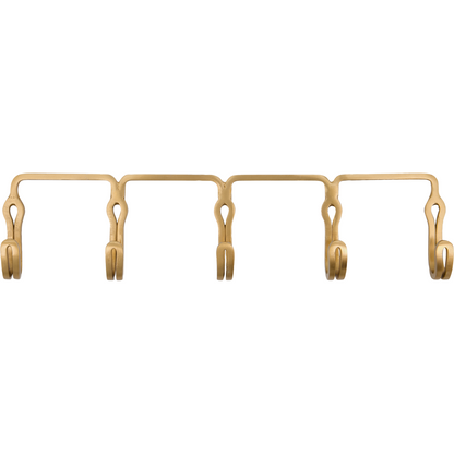 Hooks, Hyrea, Brass Finish