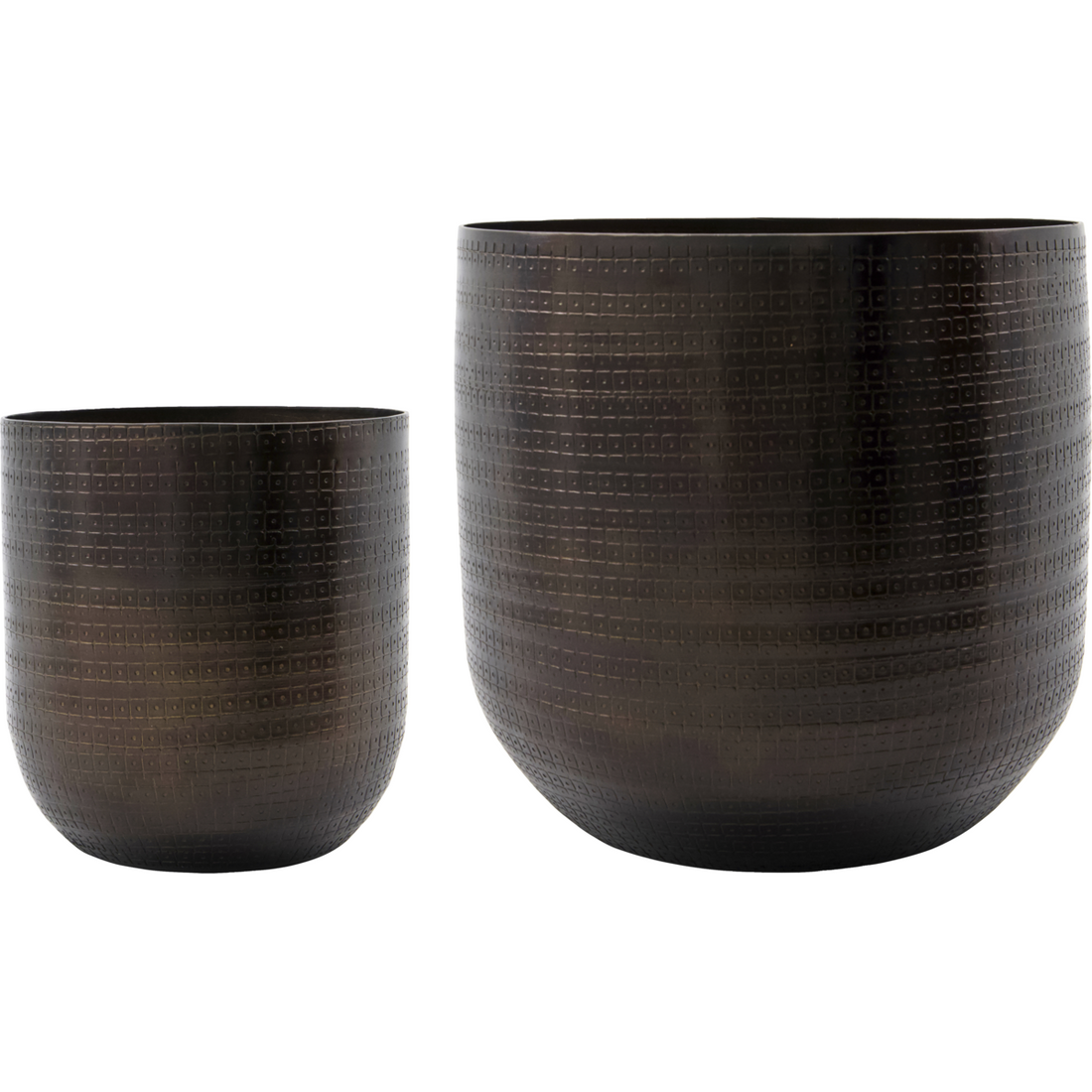 Herbal pot, hdiren, antique brown