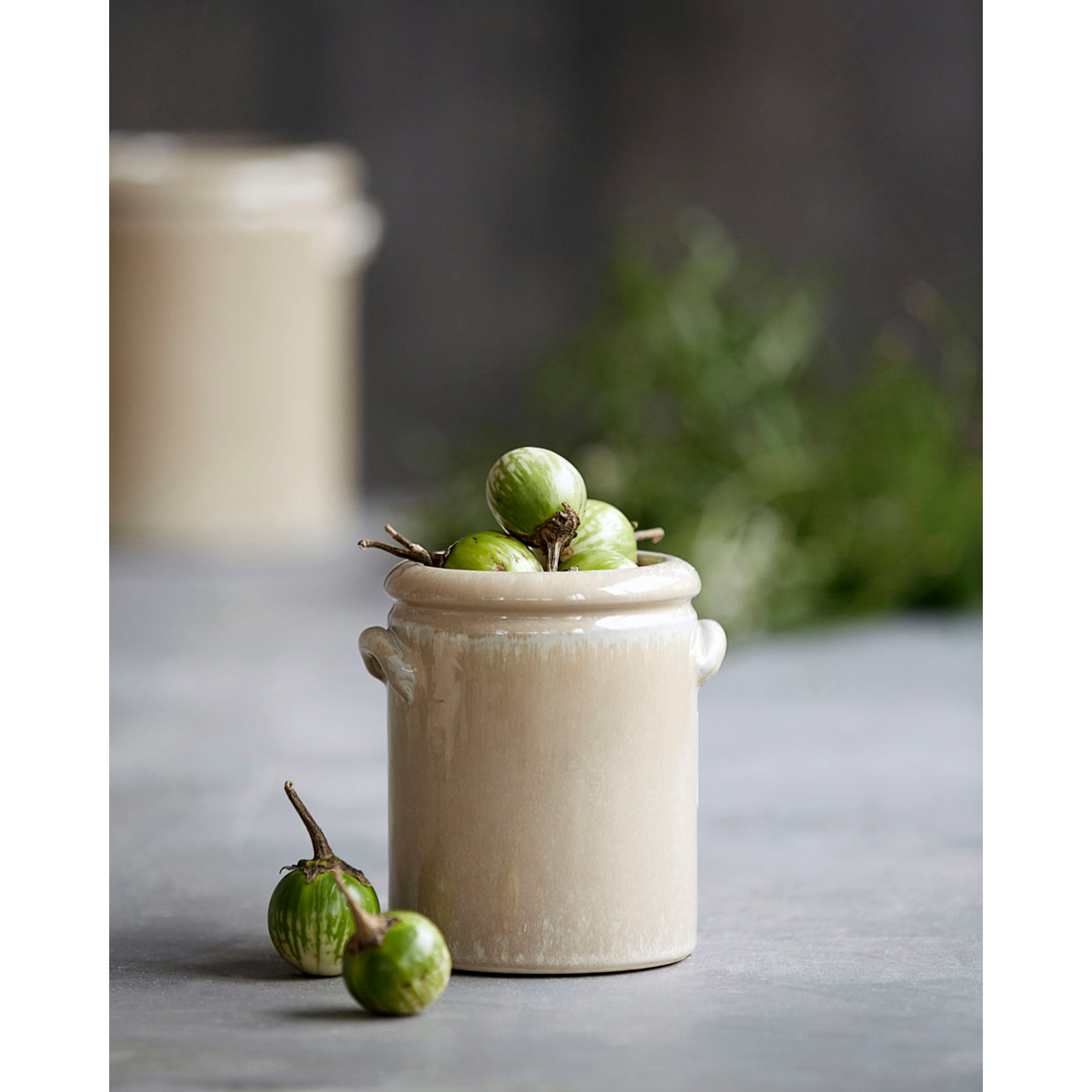 Herbal pot, hdpottery s, sand h: 15 cm, dia: 13 cm
