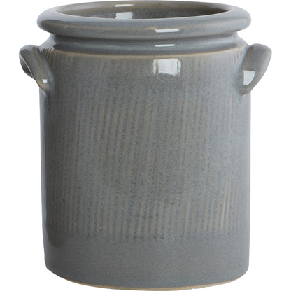 Herbal pot, hdpottery s, light gray