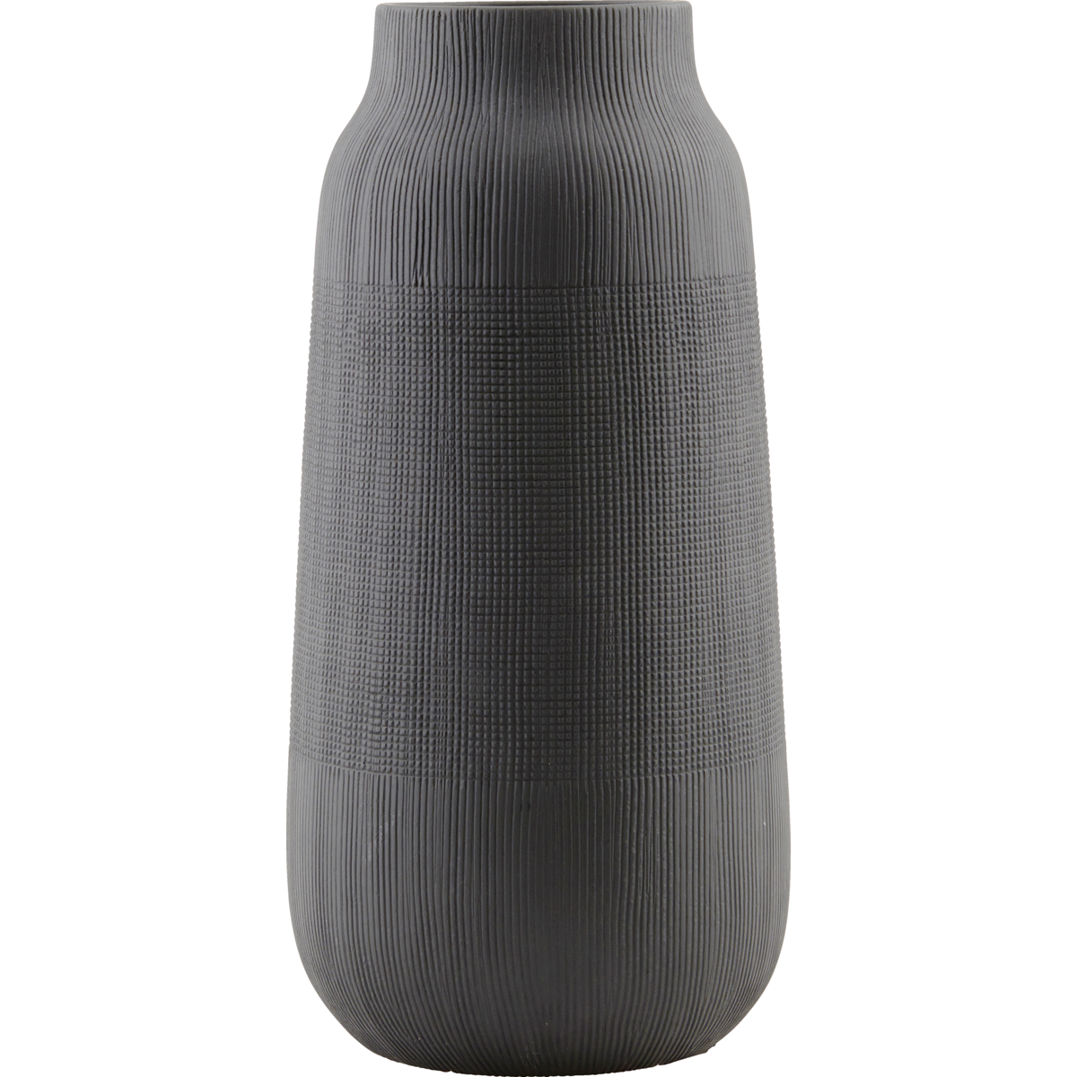 Vase, hdgroove, black