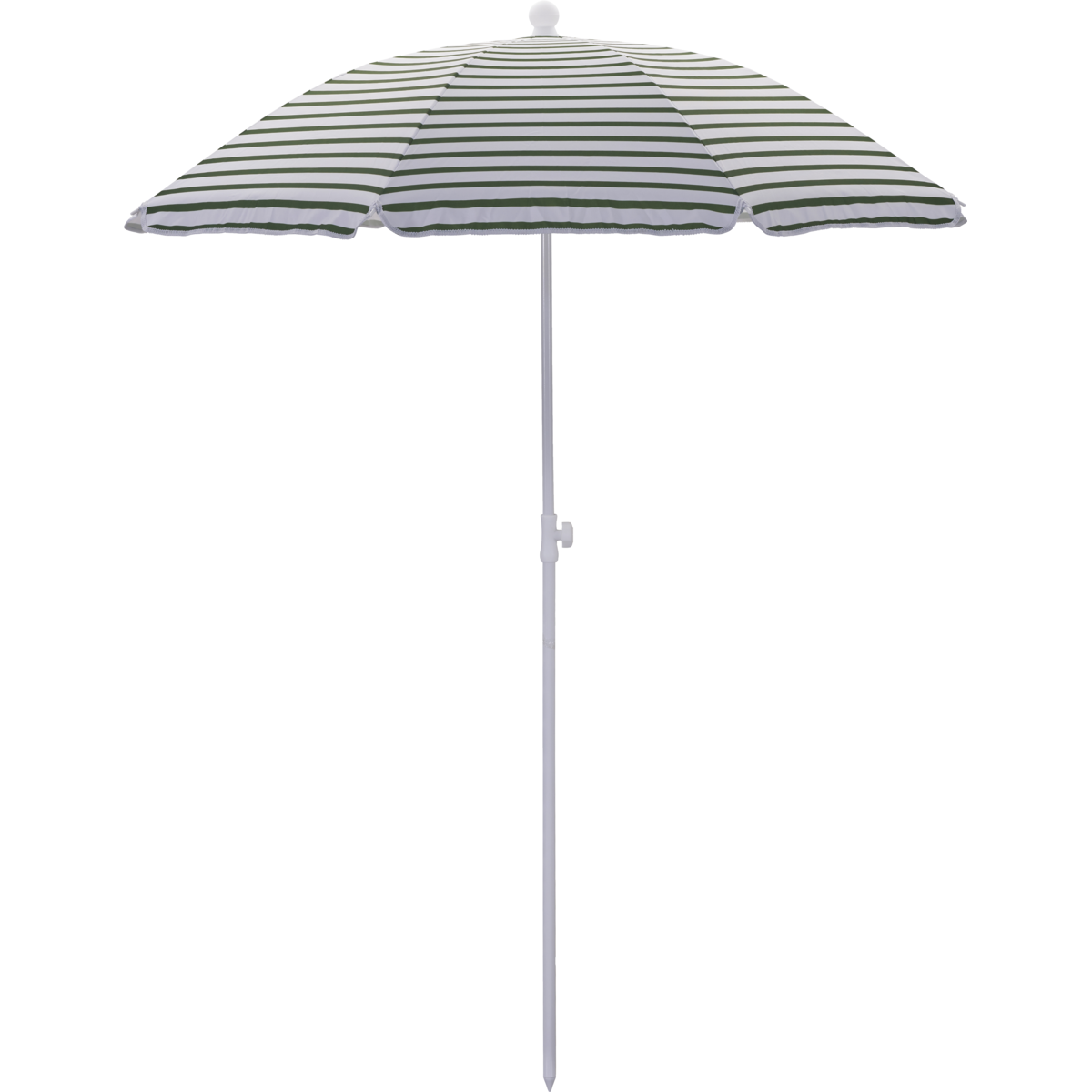 Beach/garden parasol, hdoktogon, green; white