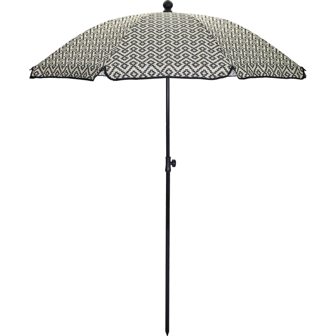 Beach/garden parasol, hdport, black; sand