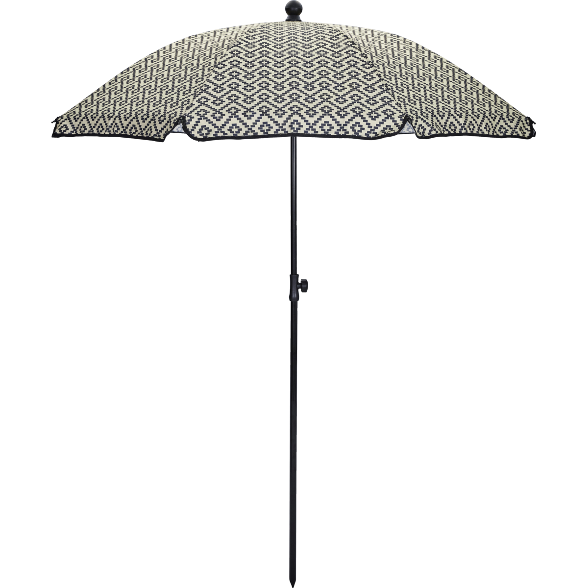 Beach/garden parasol, hdport, black; sand