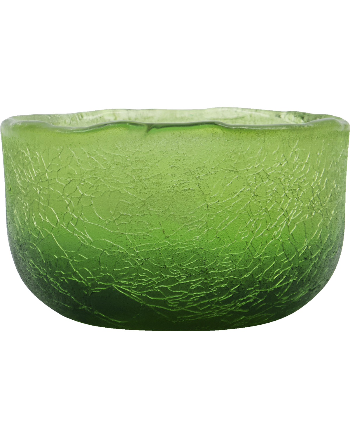 Tealight holder, HDCrackle, Green