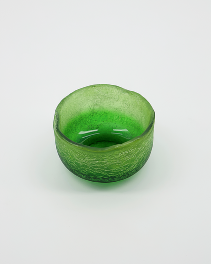Tealight holder, HDCrackle, Green