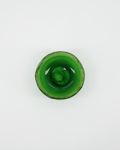 Tealight holder, HDCrackle, Green