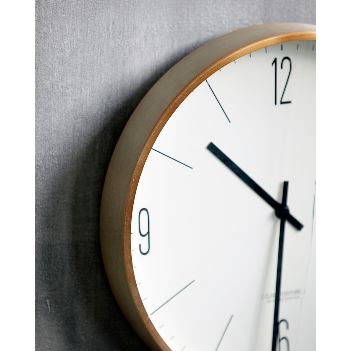 House Doctor - Wall Clock, HDClock Couture, White; Gold