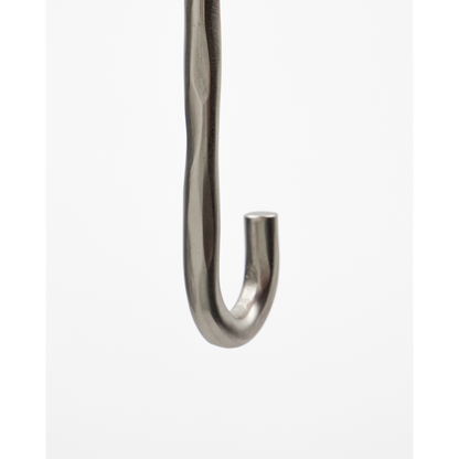 Hook, hdwelo, brushed silver finish