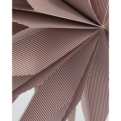 Star, hdcapella, burnt red; white