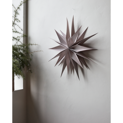 Star, hdcapella, burnt red; white