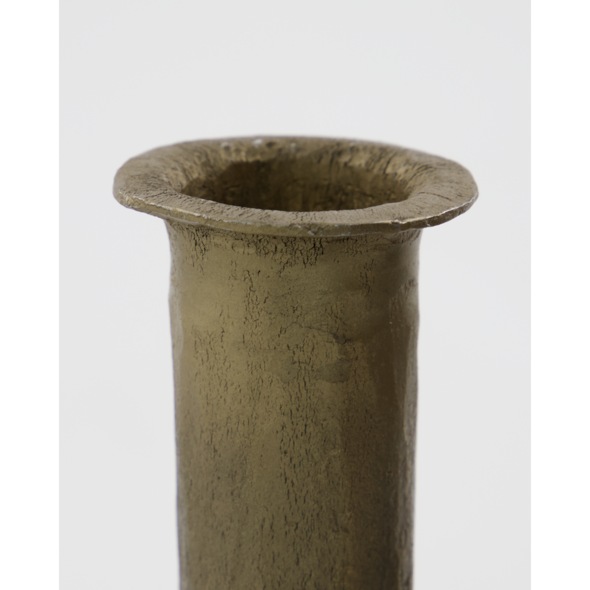 Candlestick, hdticca, antique gold