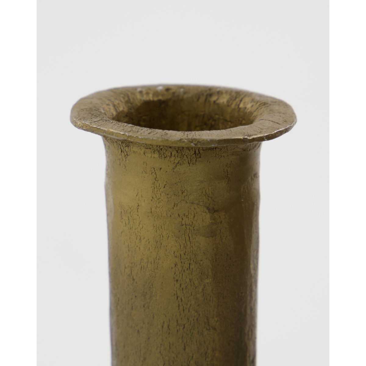 Candlestick, hdticca, antique gold