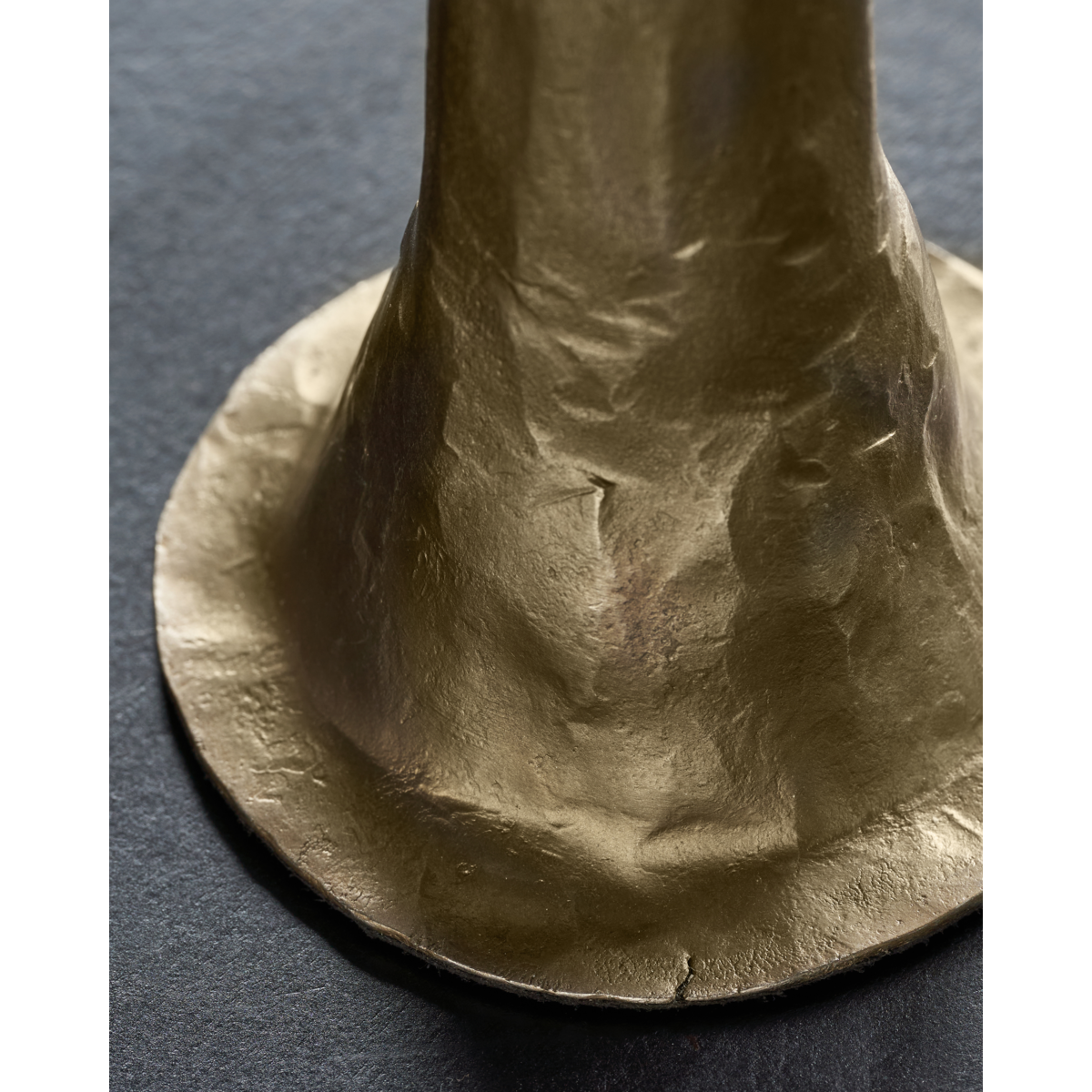Candlestick, hdticca, antique gold