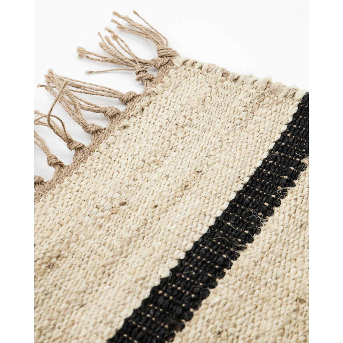Blanket, hdsima, black; natural