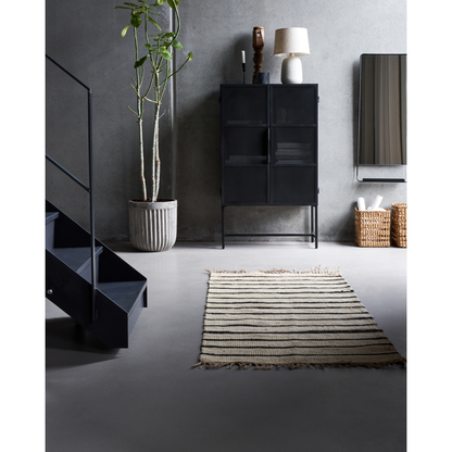 Blanket, hdsima, black; natural