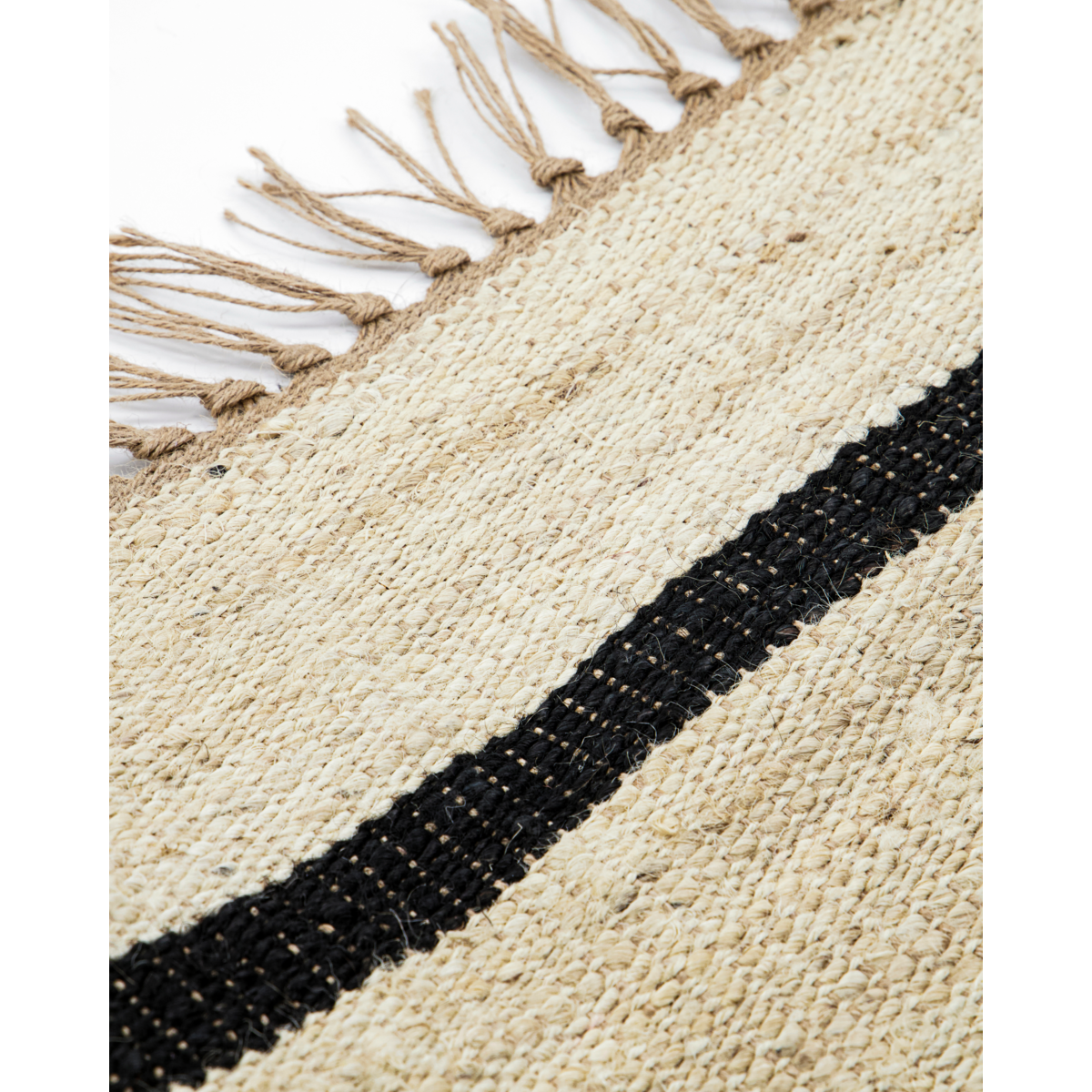 Blanket, hdsima, black; natural