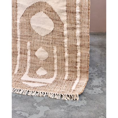 Blanket, hdrostro, nature; raw white