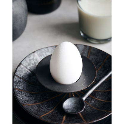 Egg cup, hdpion, black; brown