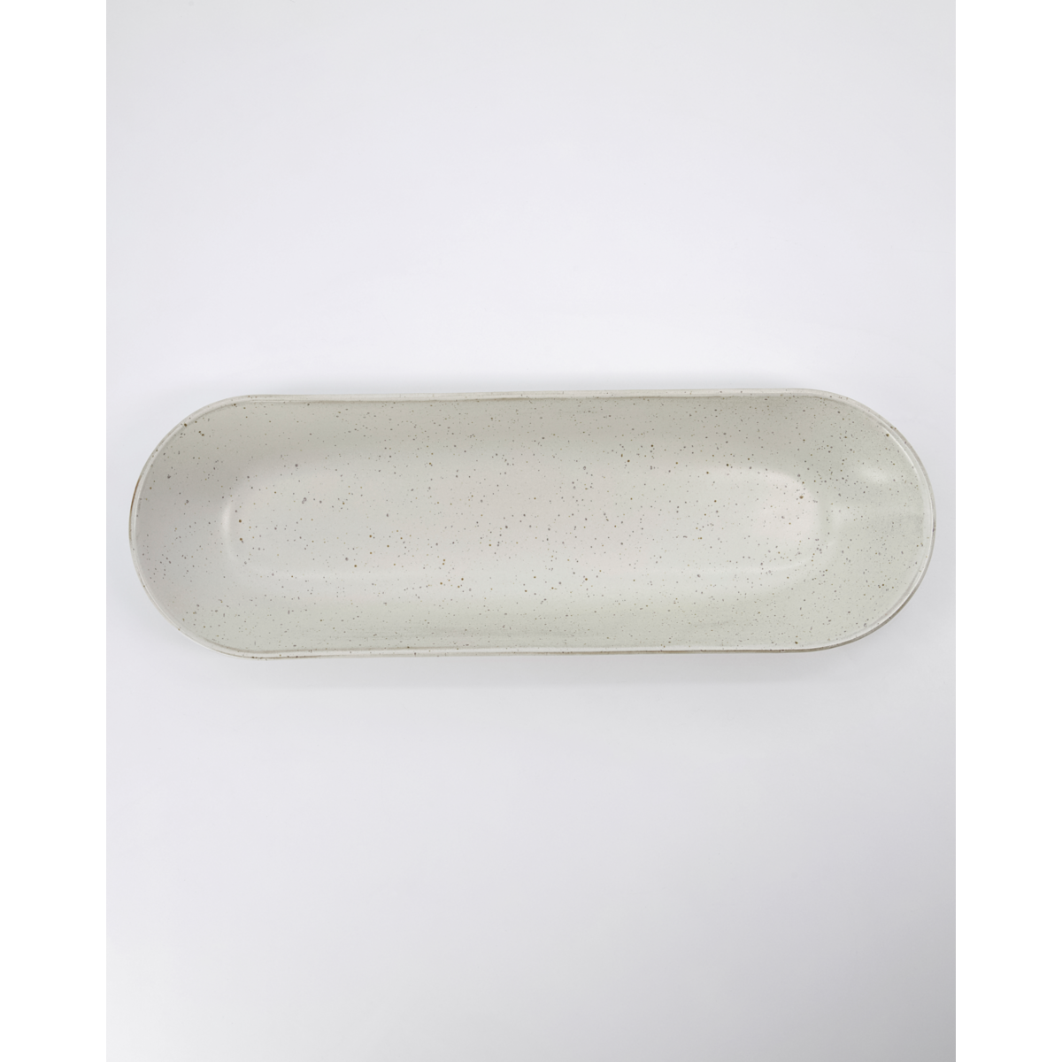Serving dish, hdpion, gray; white