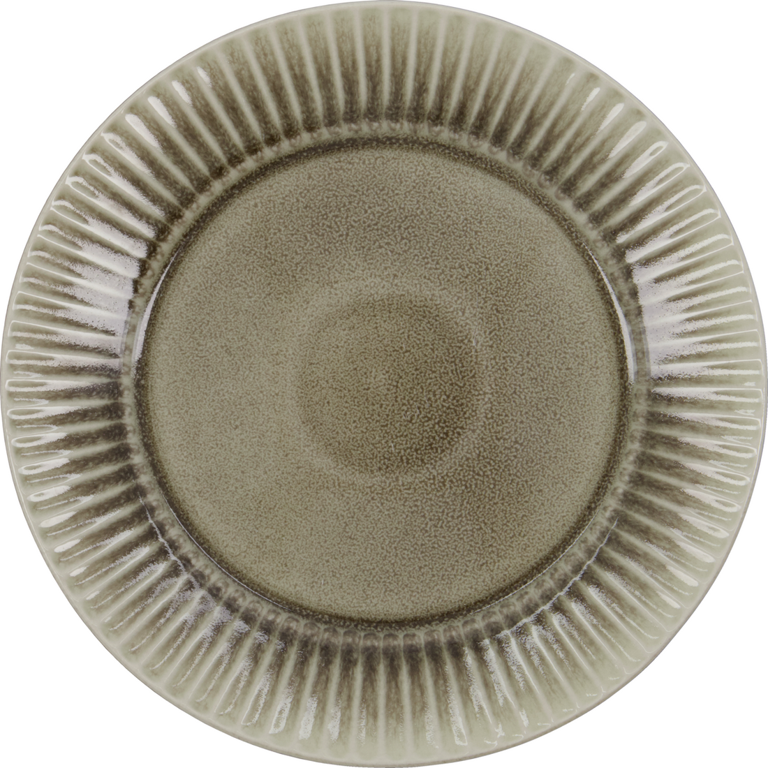 Dinner plate, HDPleat, gray; brown