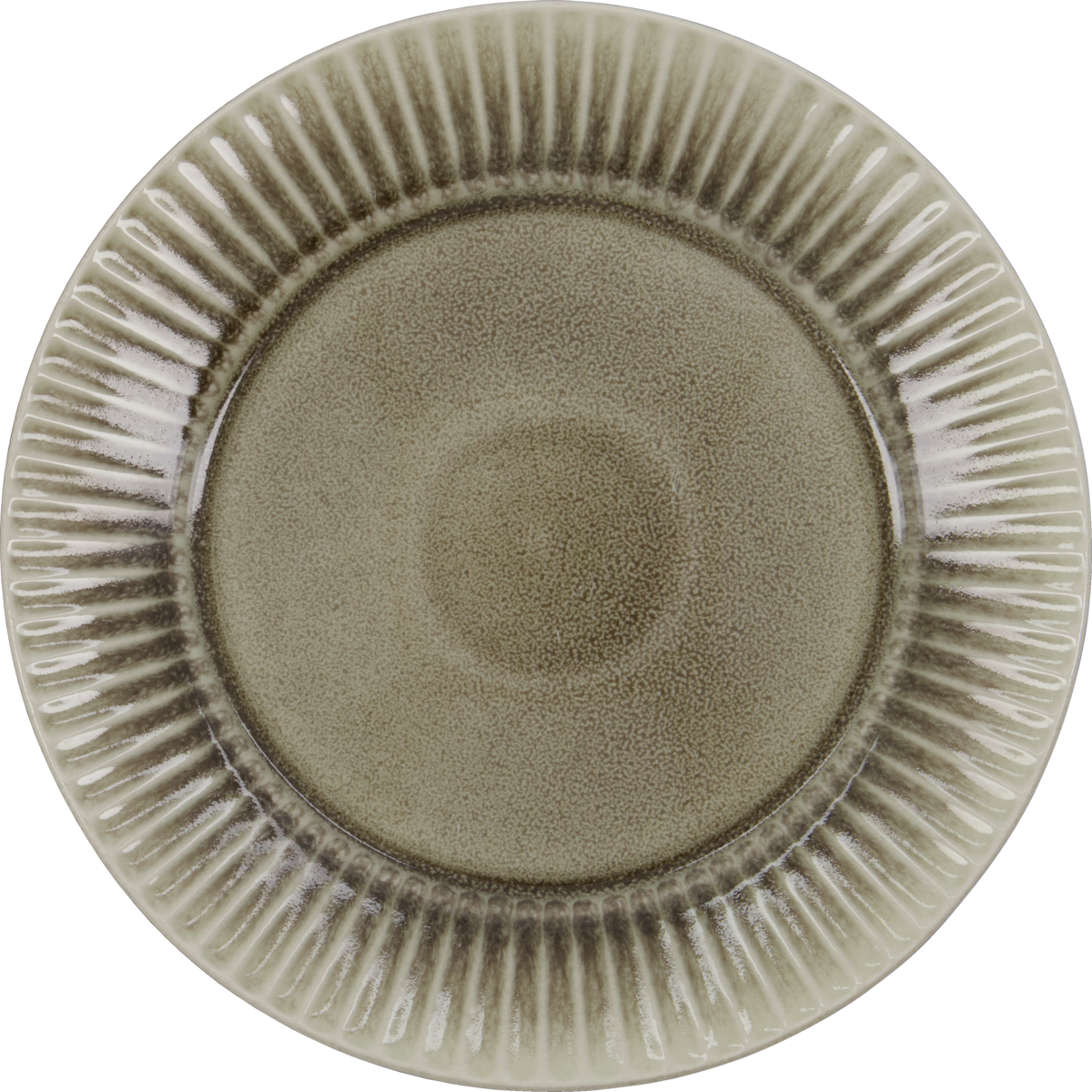 Dinner plate, HDPleat, gray; brown