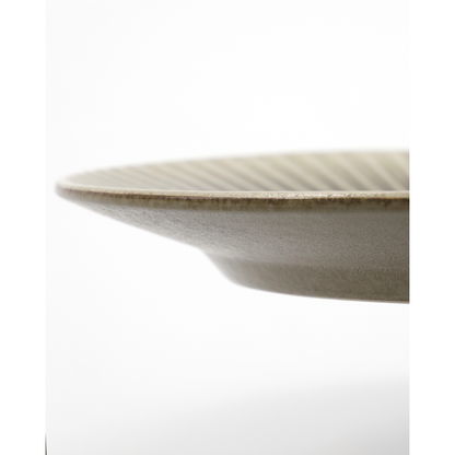 Dinner plate, HDPleat, gray; brown