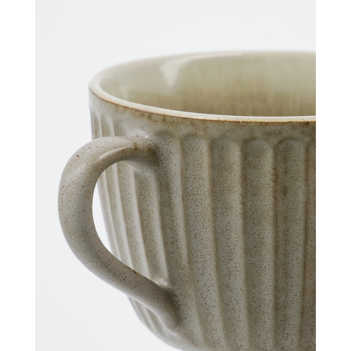 Mugs, hdpleat, gray; brown