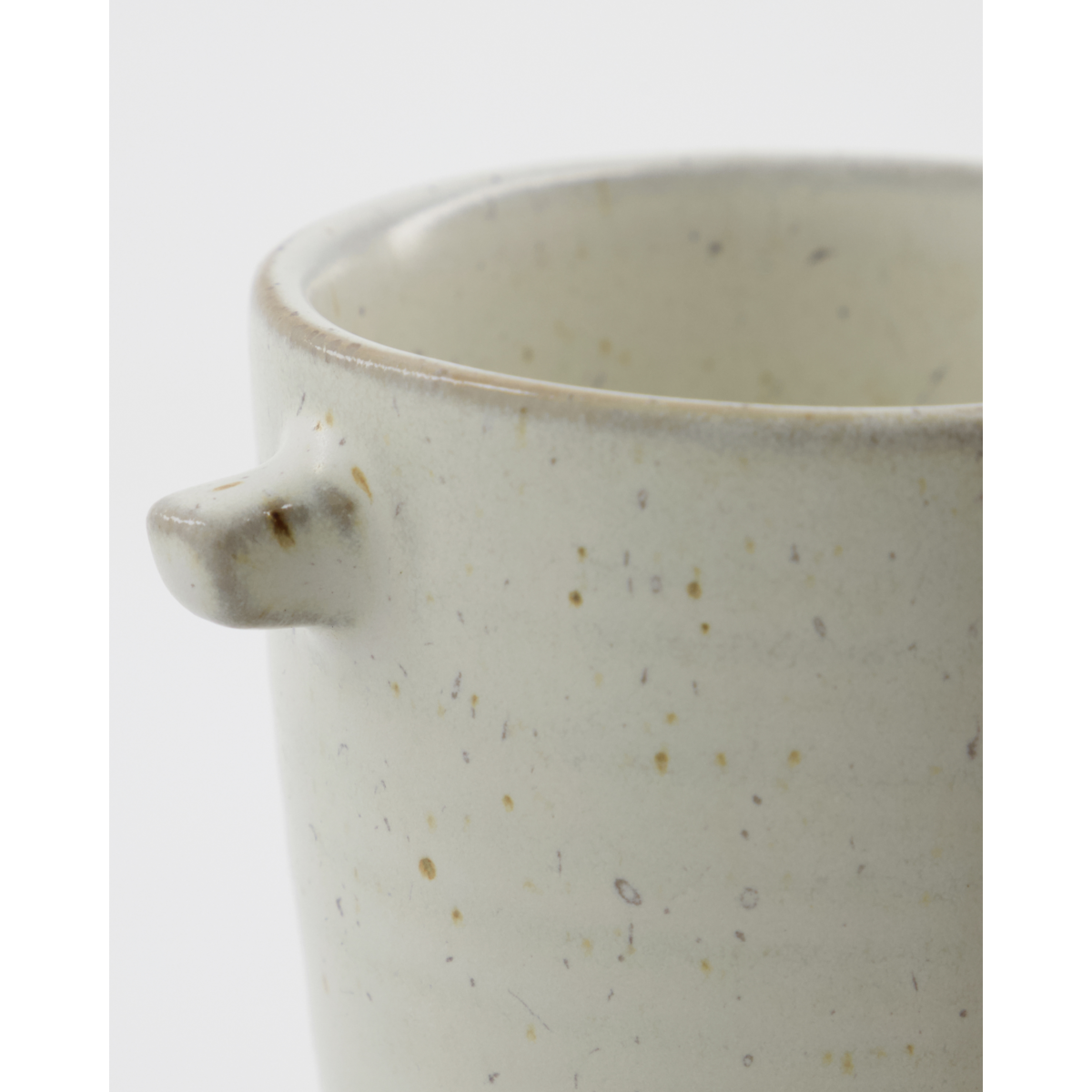 Milk jug and sugar bowl, hdpion, gray; white