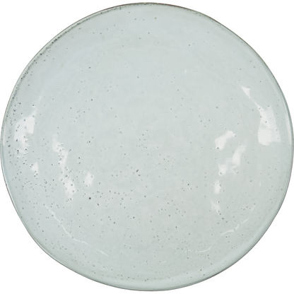 Dinner plate, hdrustic, gray; blue