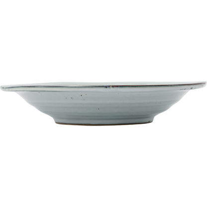The soup plate, hdrustic, gray; blue