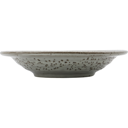 The soup plate, hdrustic, gray; blue