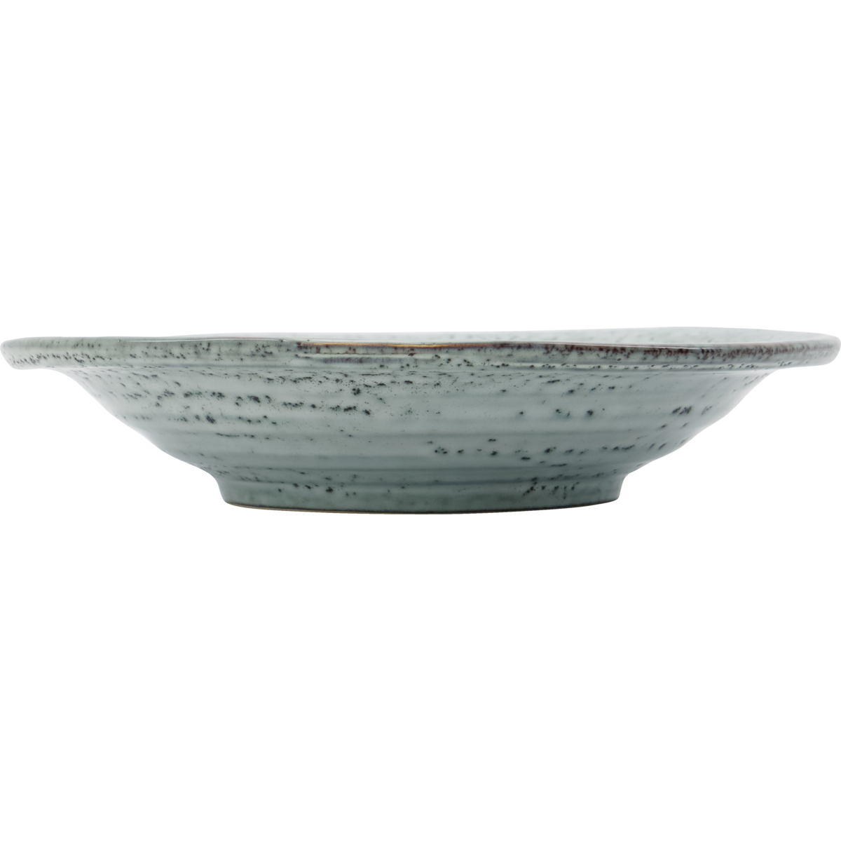 The soup plate, hdrustic, gray; blue