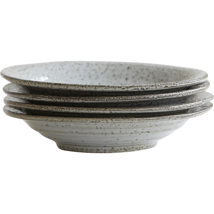 The soup plate, hdrustic, gray; blue