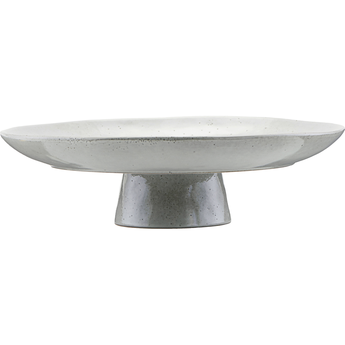 Cake dish, hdrustic, gray; blue