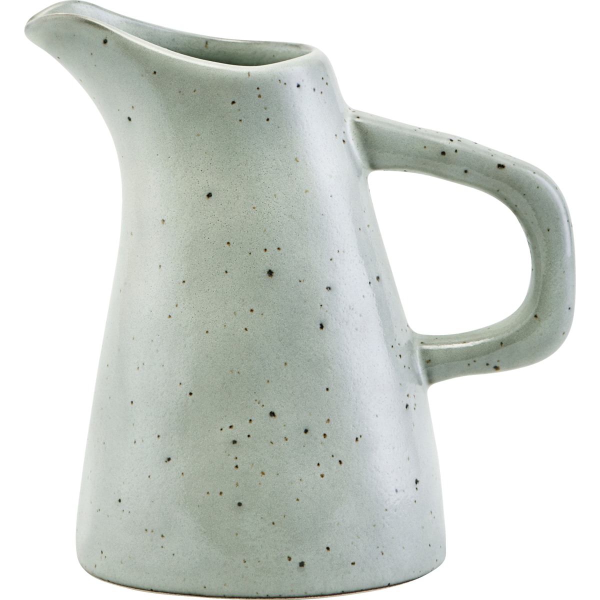 Pitcher, rustic, gray; blue
