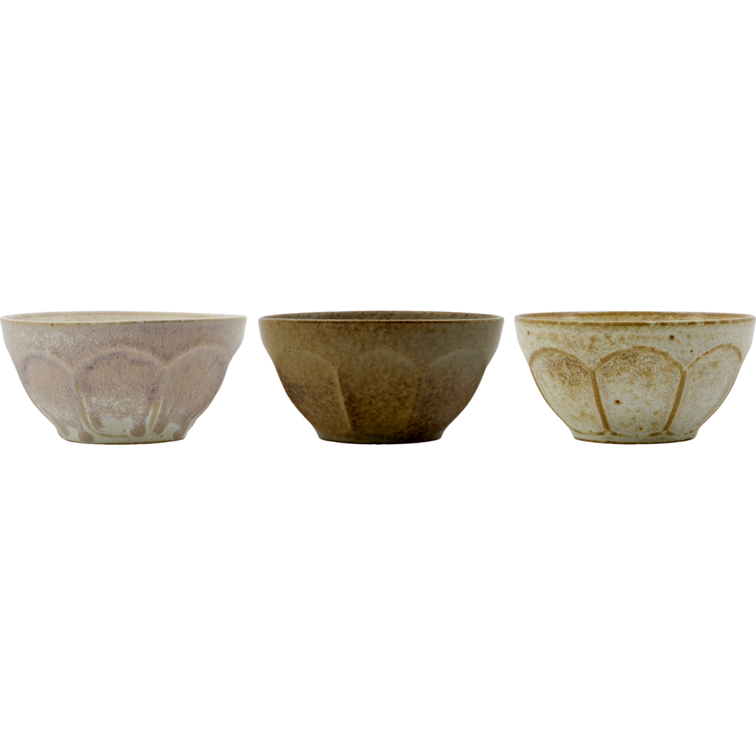 Bowl, hdarch, raw white; beige; green