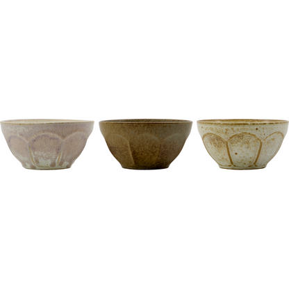 Bowl, hdarch, raw white; beige; green