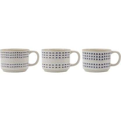 Mugs, hdstich, raw white