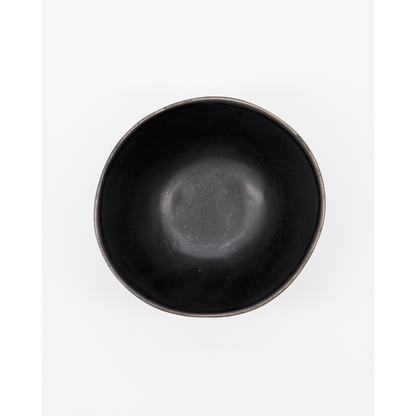 Bowl, hdline, black; brown